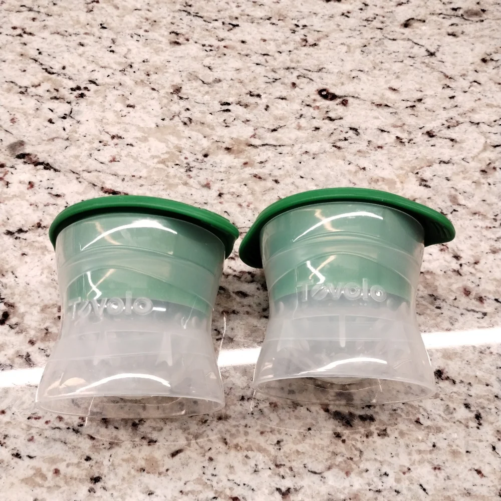 Ice Mold Silicone Golf Ball Cocktail Barware Set of 2 Tovolo Leak-Free